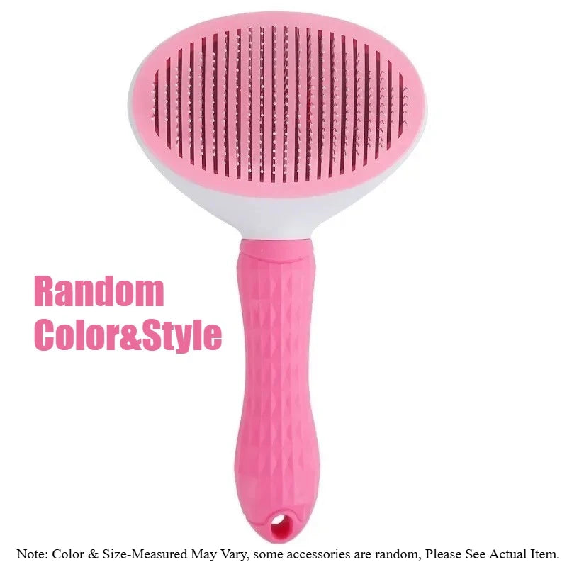 Self-Cleaning Pet Grooming Brush