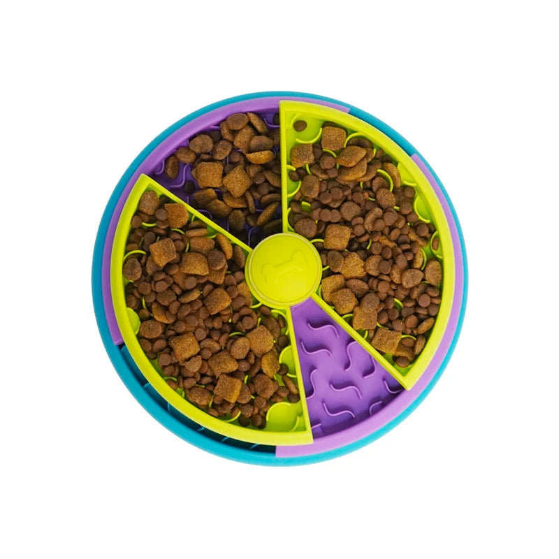 Booteely 3-Level Slow Feeder Dog Bowl