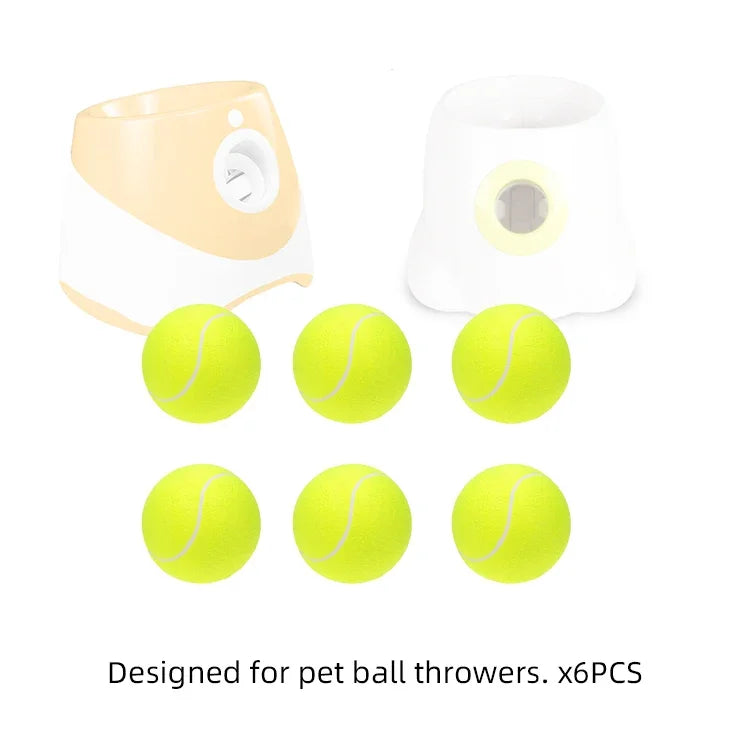 Tennis Launcher Balls for Dogs Set