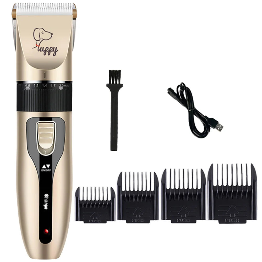 Cordless Rechargeable Pet Hair Clipper Set