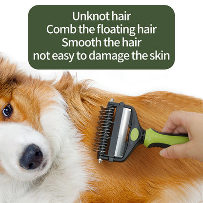3-in-1 Pet Deshedding Grooming Brush