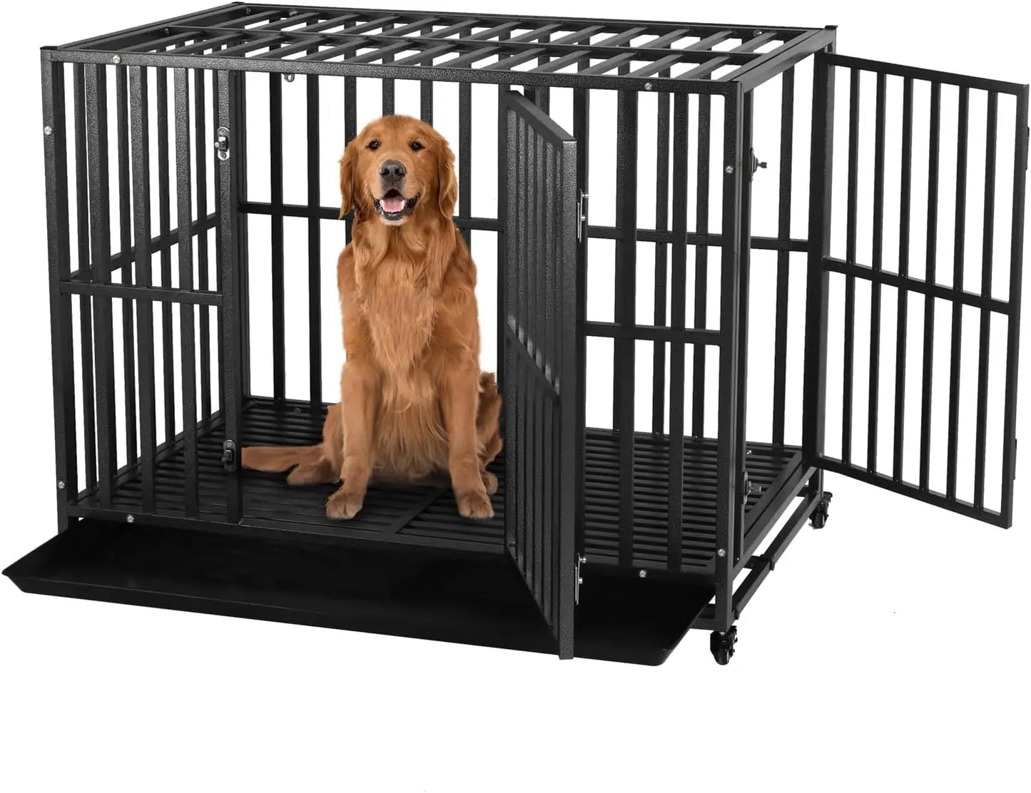 42-Inch Heavy Duty Metal Dog Crate
