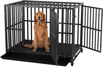 42-Inch Heavy Duty Metal Dog Crate