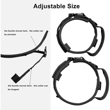 Heavy Duty Tactical Dog Collar Leash