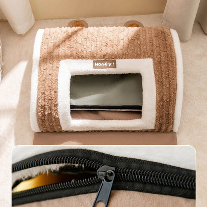 Autumn Winter 3D Curved Pet House Mat