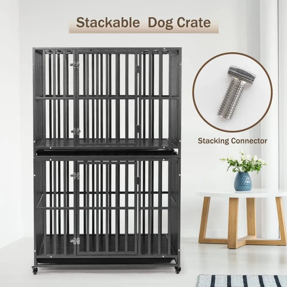 42-Inch Heavy Duty Metal Dog Crate