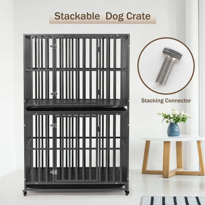 42-Inch Heavy Duty Metal Dog Crate