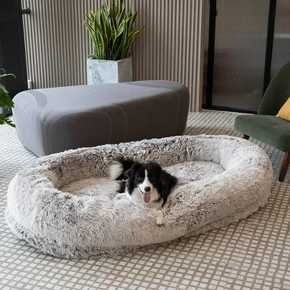 Large Winter Warm Plush Dog Bed