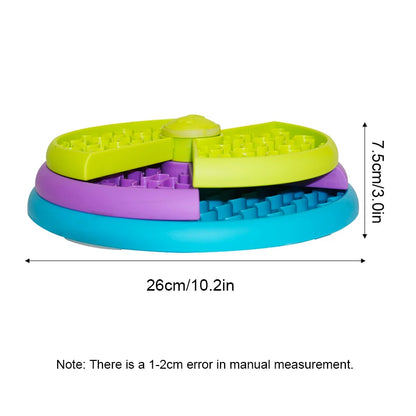 Booteely 3-Level Slow Feeder Dog Bowl