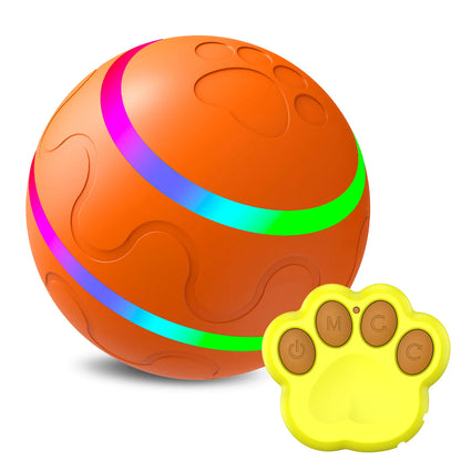 Interactive Flashing Remote Dog Toy Ball
