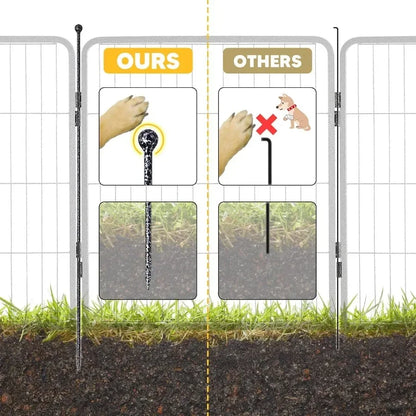 101.6cm 16-Piece Outdoor Dog Playpen