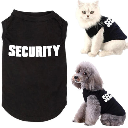 Summer Security Dog Vest T-Shirt
