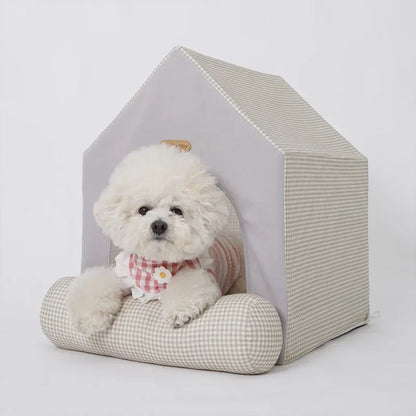 Foldable Winter Warm Pet House Bed
