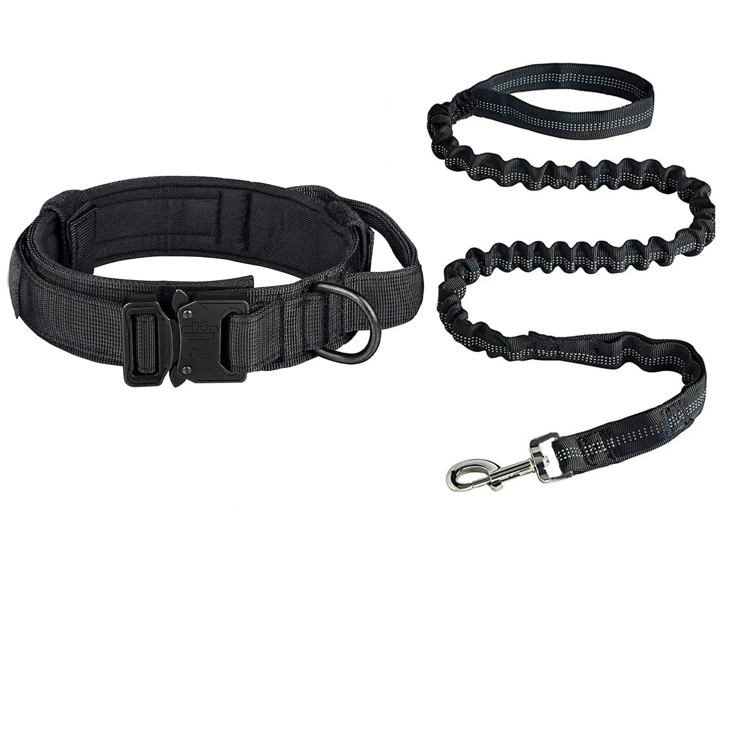 Heavy Duty Tactical Dog Collar Leash