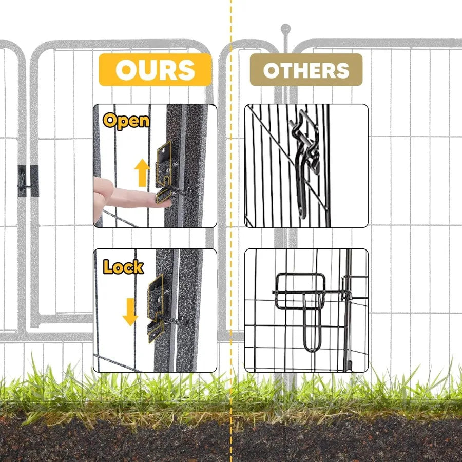 101.6cm 16-Piece Outdoor Dog Playpen