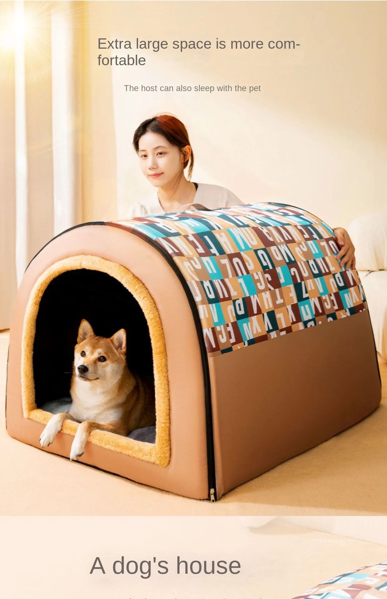 Winter Warm Medium & Large Dog House