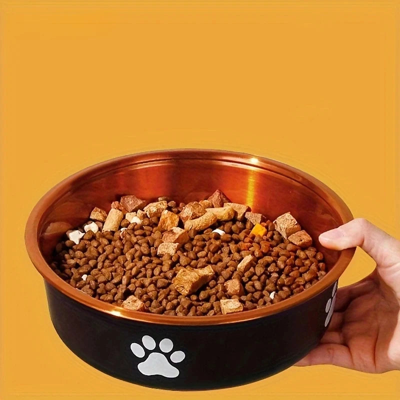 Anti-Slip Stainless Steel Dog Feeding Bowl