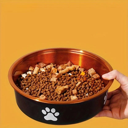 Anti-Slip Stainless Steel Dog Feeding Bowl