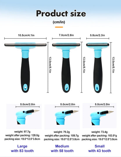 Stainless Steel Dematting Comb for Pets