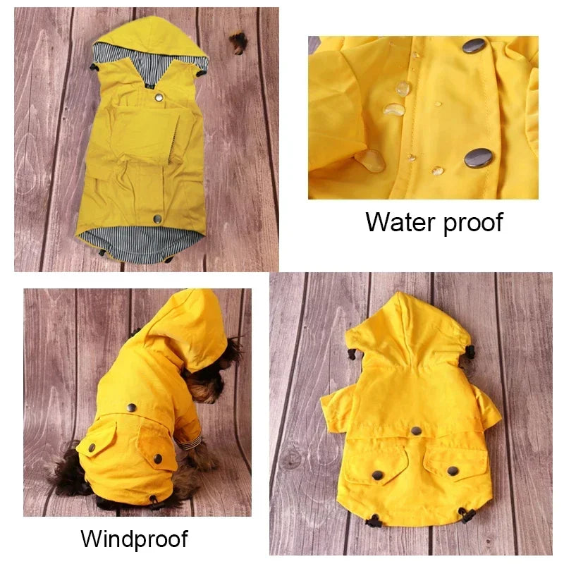 Waterproof Winter Dog Raincoat for Large Dogs