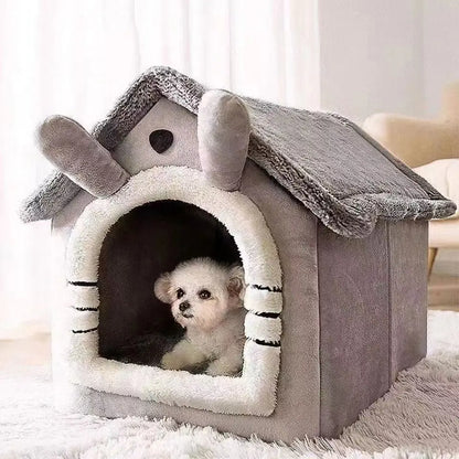 All-Season Removable Dog House Bed