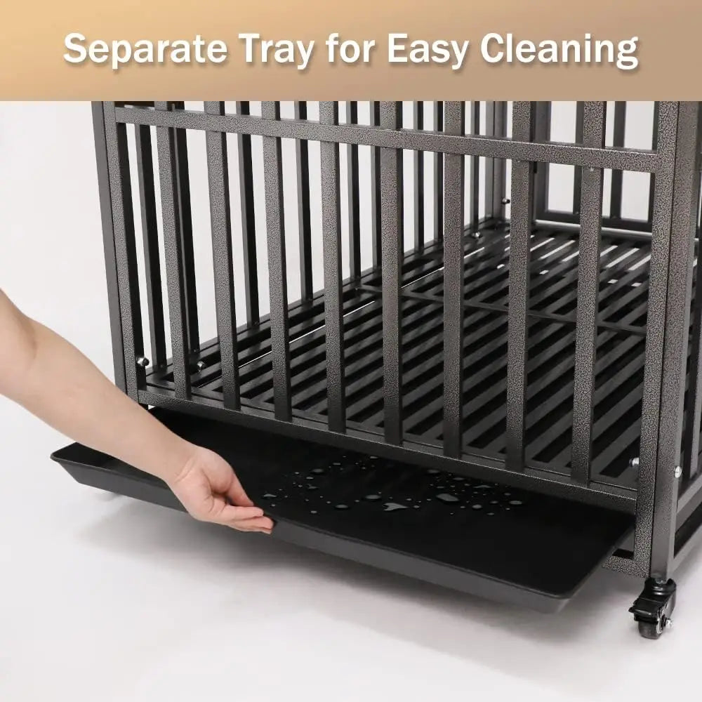42-Inch Heavy Duty Metal Dog Crate