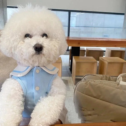 Cute Stripe Polo Shirt for Dogs