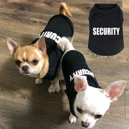 Summer Security Dog Vest T-Shirt