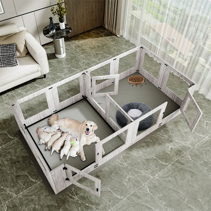 XXL Indoor Dog Whelping Box Playpen
