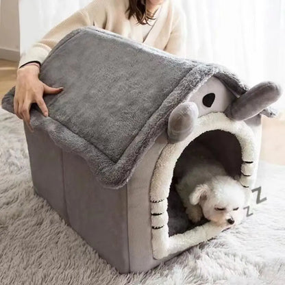 All-Season Removable Dog House Bed