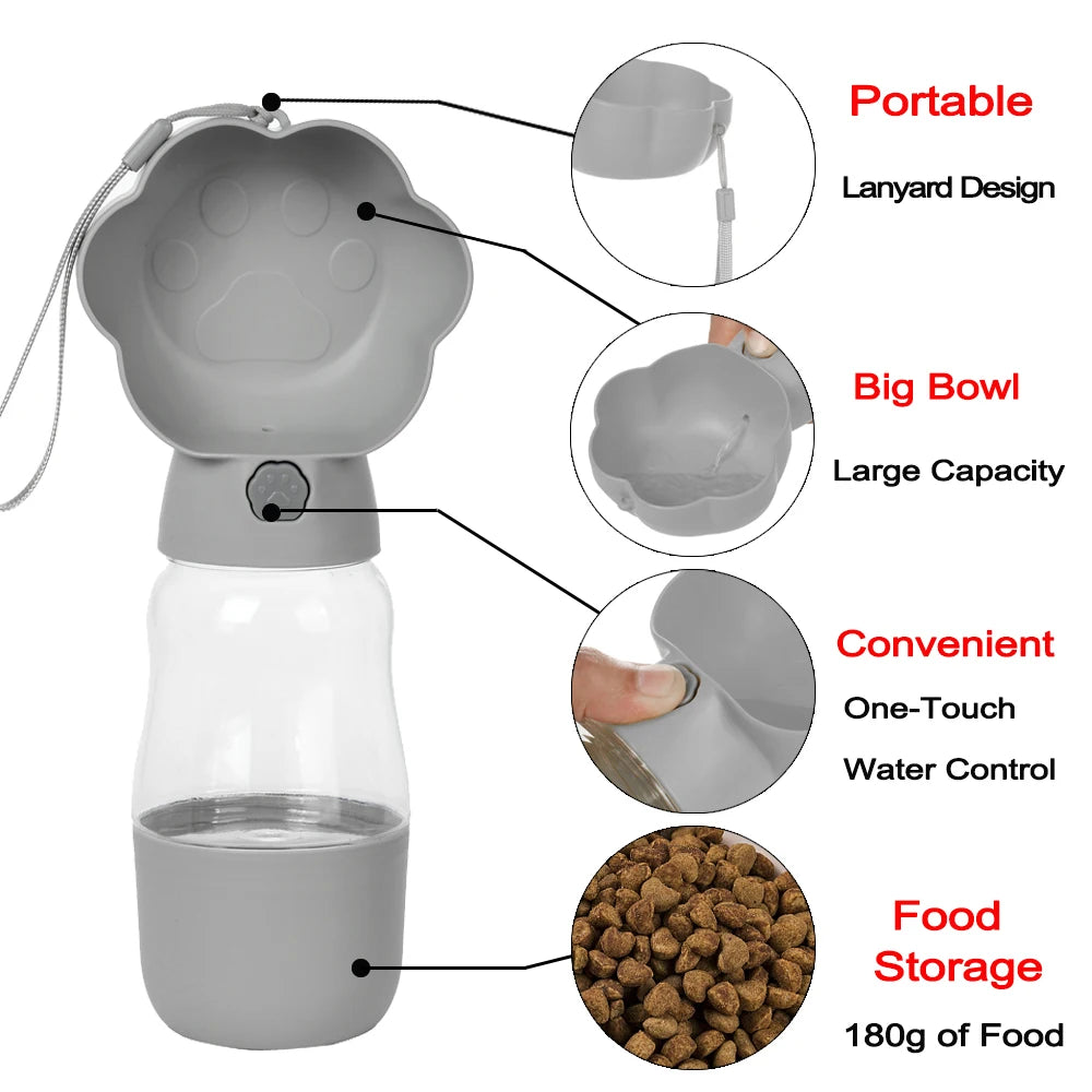 Portable Leakproof Dog & Cat Water Bottle