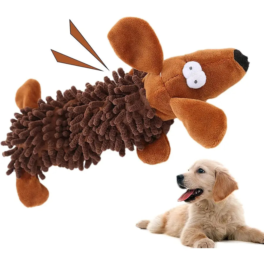 Plush Squeaky Dog Chew Toy