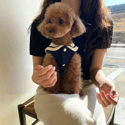 Cute Stripe Polo Shirt for Dogs