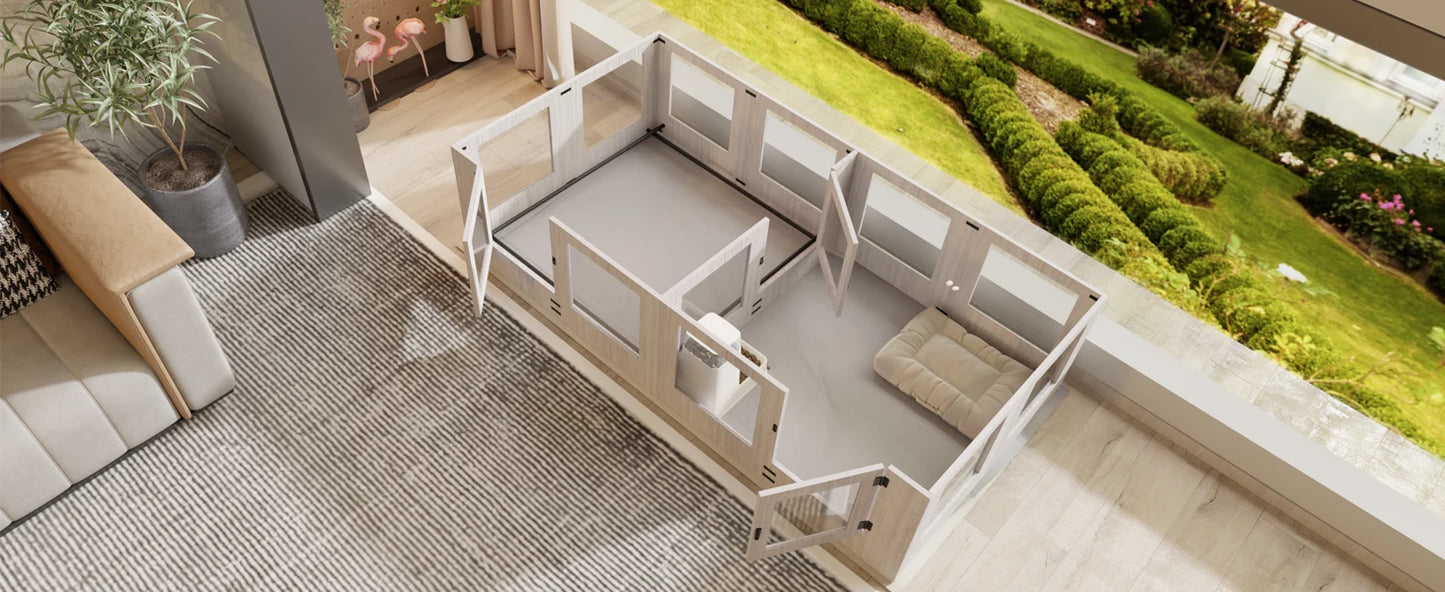 XXL Indoor Dog Whelping Box Playpen