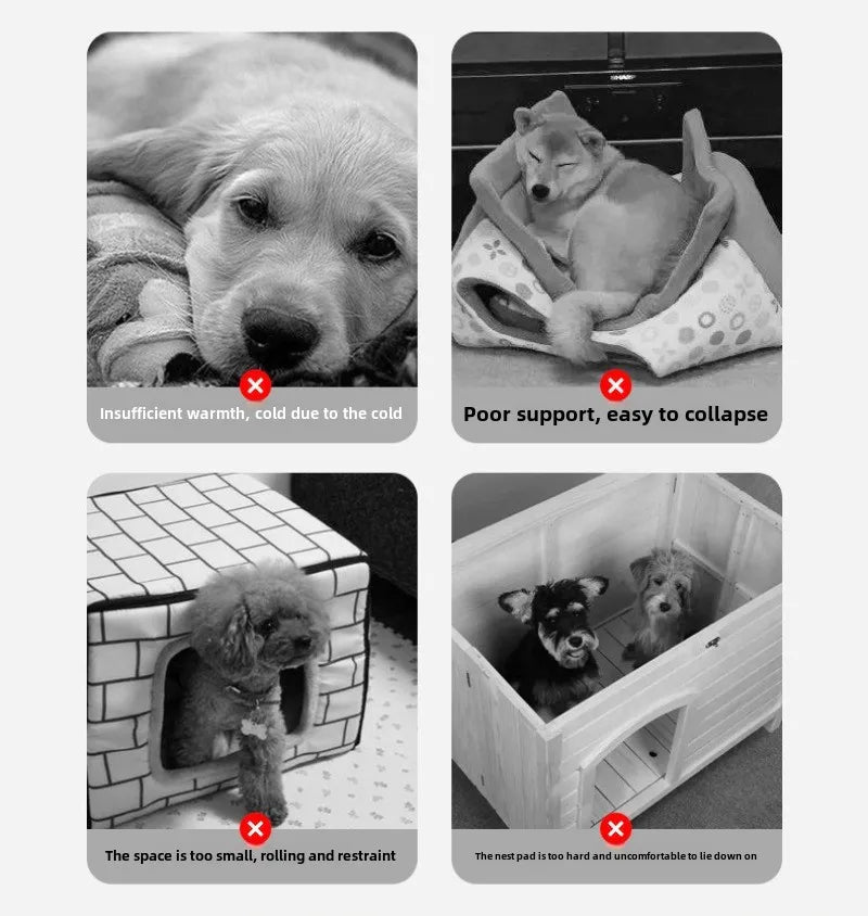 Autumn Winter Plush Dog & Cat House Mat