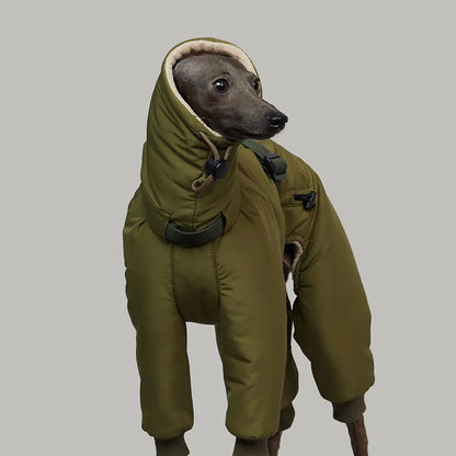 Italian Greyhound Winter Turtleneck Dog Jacket