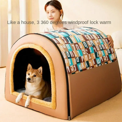 Winter Warm Medium & Large Dog House