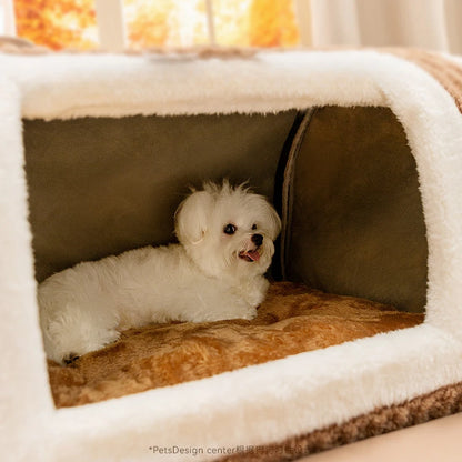 Autumn Winter 3D Curved Pet House Mat