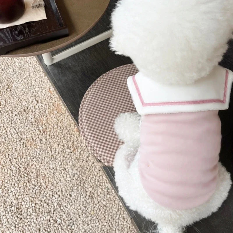 Cute Stripe Polo Shirt for Dogs