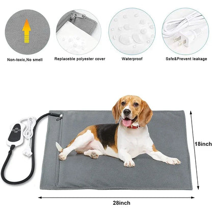 Waterproof Electric Heated Pet Bed Mat
