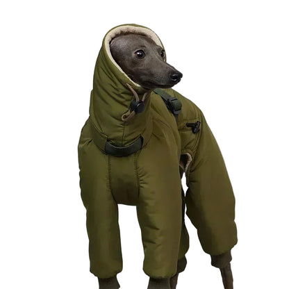 Italian Greyhound Winter Turtleneck Dog Jacket