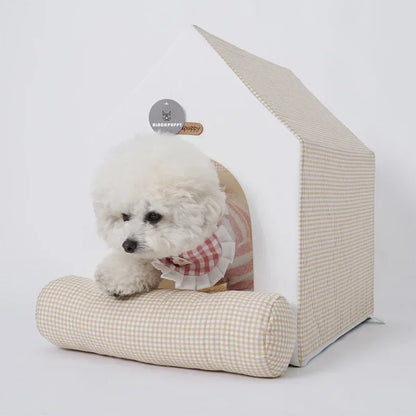 Foldable Winter Warm Pet House Bed
