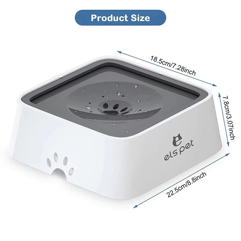 Anti-Spill Floating Dog Water Bowl
