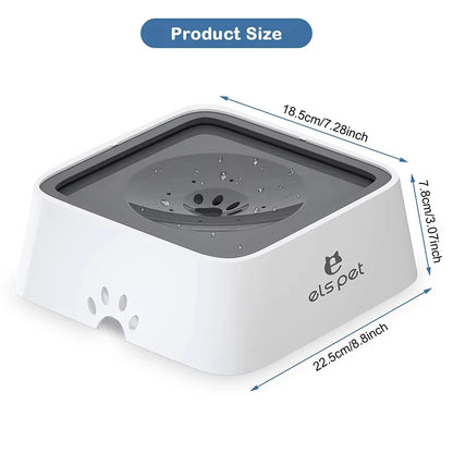 Anti-Spill Floating Dog Water Bowl
