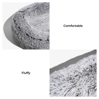 Large Winter Warm Plush Dog Bed